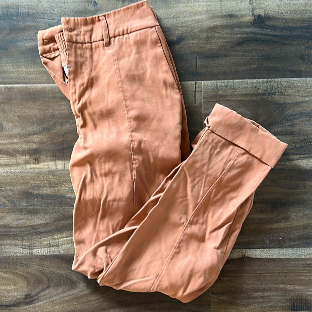 Cropped and cuffed ankle pants